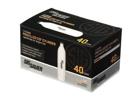 SIG Sauer 12 Gram CO2 Cartridges, 40ct