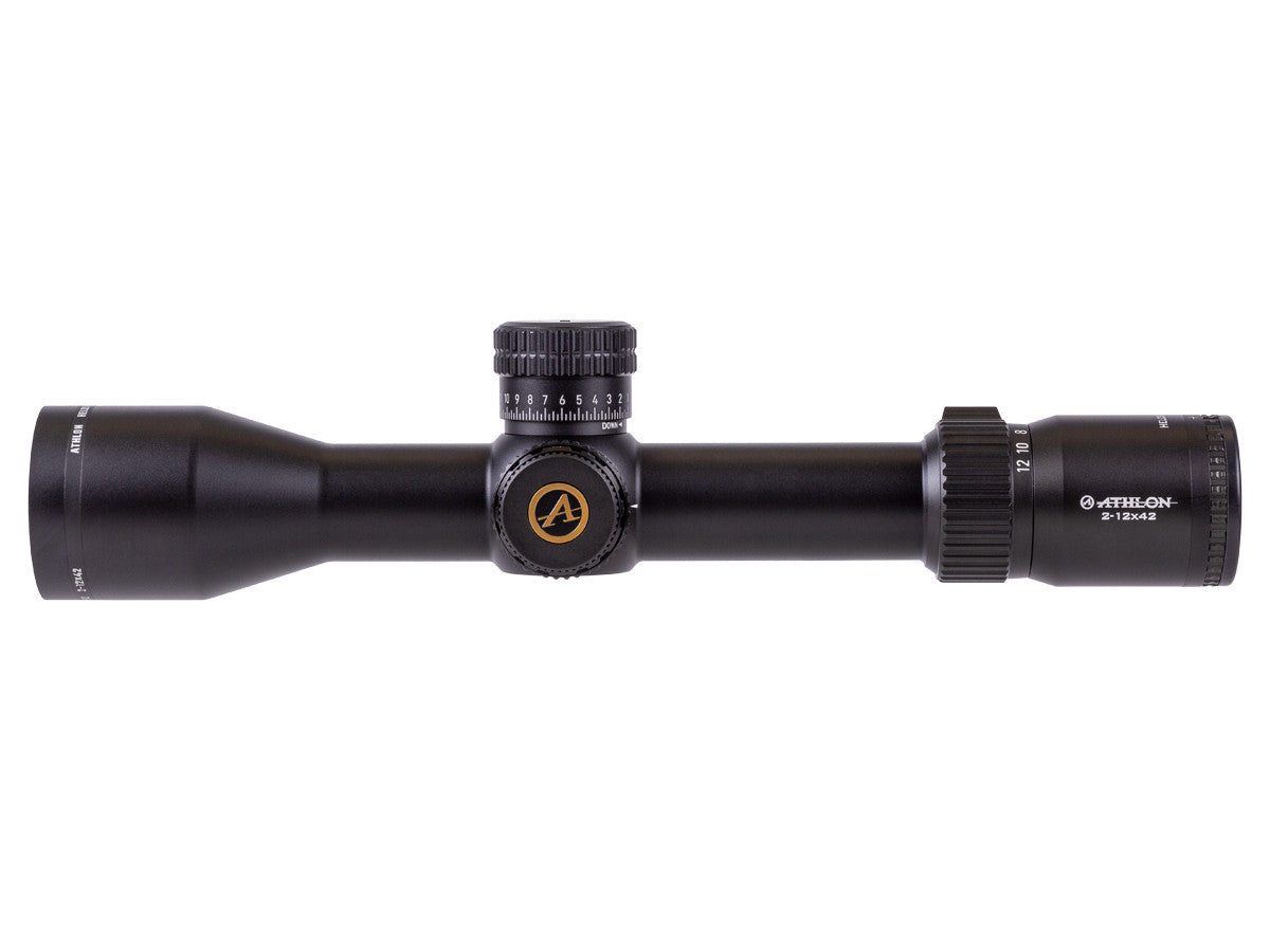 Athlon Optics 2-12x42 Helos BTR GEN2, AHMR2 FFP, .1 MIL, 30mm Tube