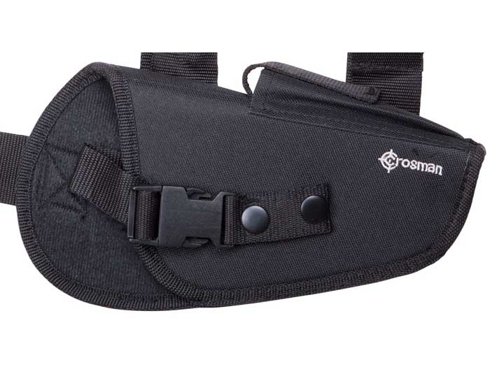 Crosman Leg Holster, Camo, Mag Pouch, Med/Lg-Frame Guns