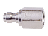 Air Venturi Male Quick-Disconnect, 1/8&quot; BSPP Female Threads, Steel, Rated to 5000 PSI, Incl. Delrin Seal