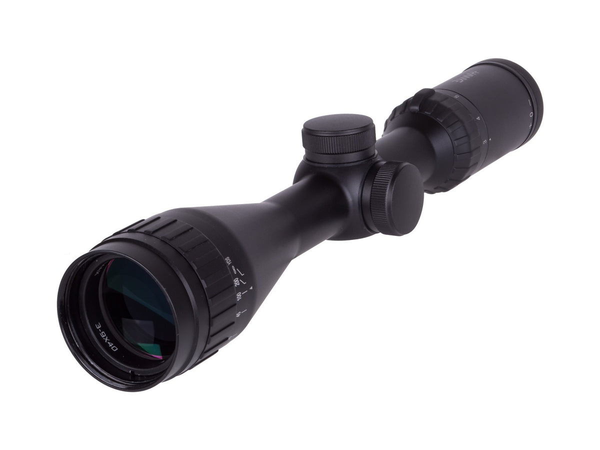 Hawke Sport Optics Airmax 3-9x40 AO Rifle Scope, AMX Reticle, 1/4 MOA, 1" Tube