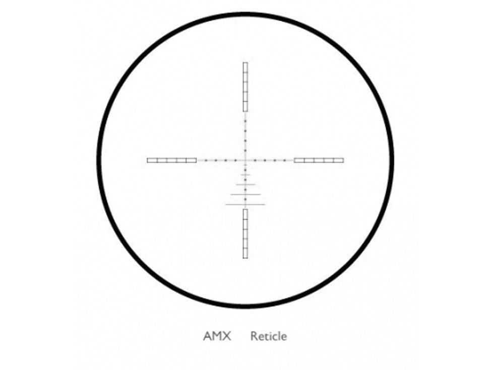 Hawke Sport Optics Airmax 4-12x50 AO Rifle Scope, AMX Reticle, 1/4 MOA, 1" Tube