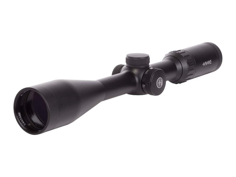 Hawke Optics 4-16x44 AO Vantage SF Rifle Scope, 1/2 Mil-Dot Reticle, 1/4 MOA, 1" Tube