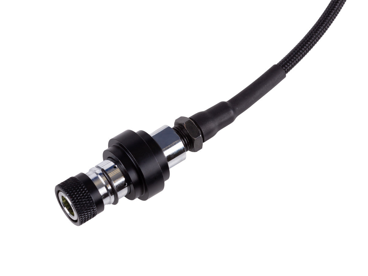 Air Venturi 30" CO2 Coiled Remote Line, Male & Female Foster Quick-Disconnect Fittings
