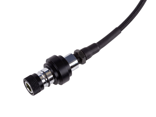 Air Venturi 30" CO2 Coiled Remote Line, Male & Female Foster Quick-Disconnect Fittings