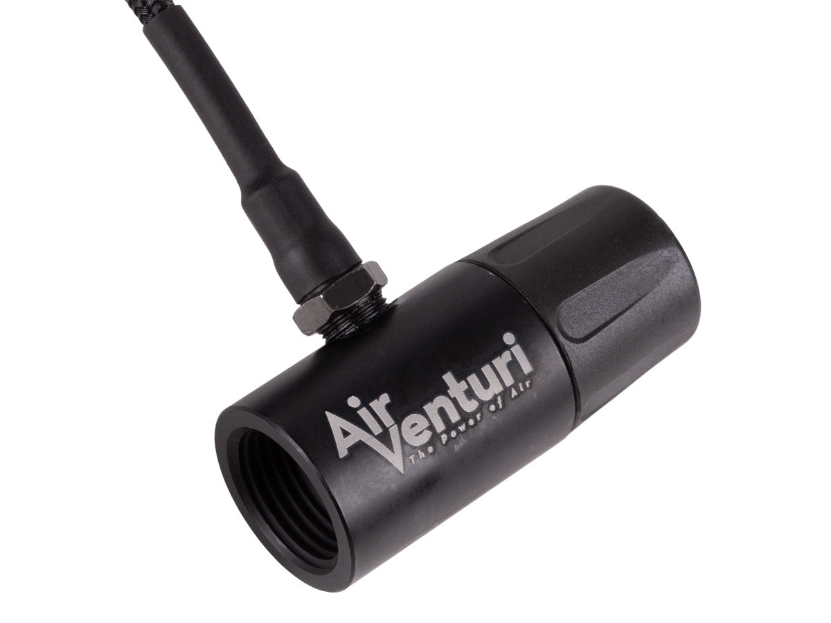 Air Venturi 30" CO2 Coiled Remote Line, Male & Female Foster Quick-Disconnect Fittings