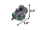 Leapers UTG ITA Red-Green Dot Sight, 4 MOA, Quick-Detach Lever Lock Picatinny Mount