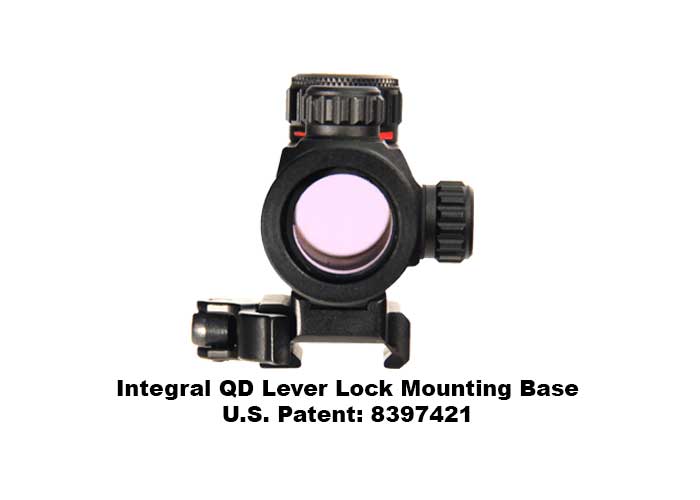 Leapers UTG ITA Red-Green Dot Sight, 4 MOA, Quick-Detach Lever Lock Picatinny Mount