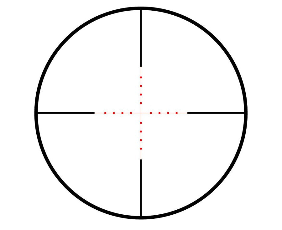 Hawke Sport Optics Vantage 4-12x50 AO Rifle Scope, Ill. Mil-Dot, Etched Glass Reticle, 1/4 MOA, 1" Tube