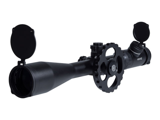 Hawke Sport Optics 6-24x50 AO Airmax 30 SF Rifle Scope, Ill. AMX Etched Glass Mil-Dot Reticle, 1/4 MOA, 30mm Tube