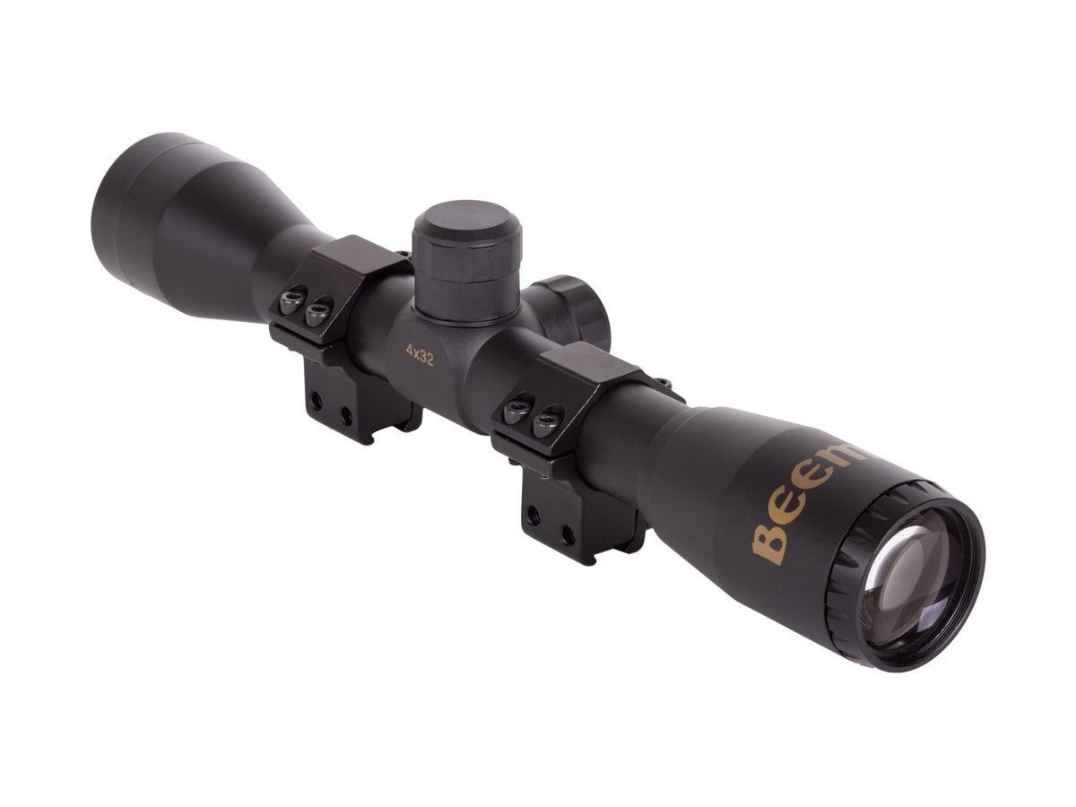 Beeman 4x32 Rifle Scope with 2-piece mounts