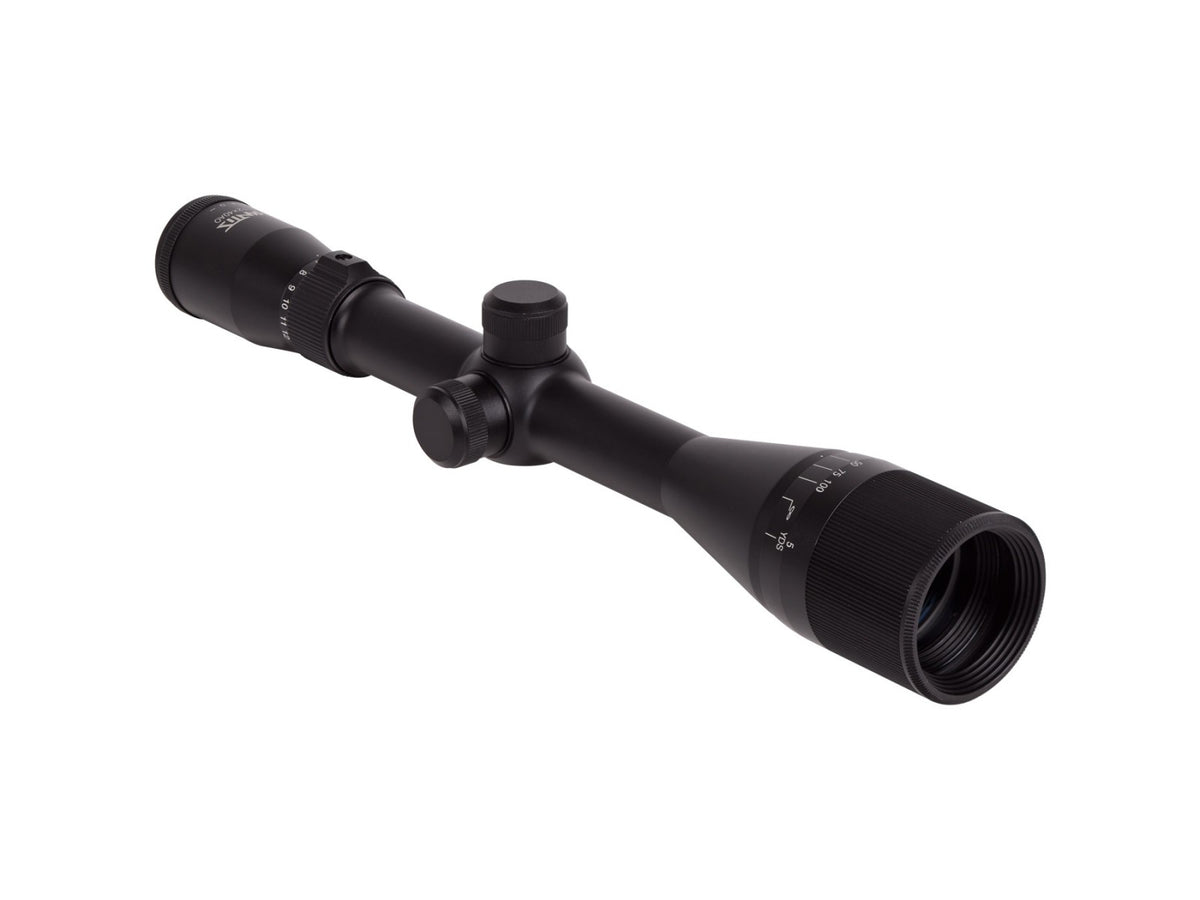 Mantis 4-12x40 AO Rifle Scope, Mil-Dot Reticle, 1/4 MOA, 1" Tube