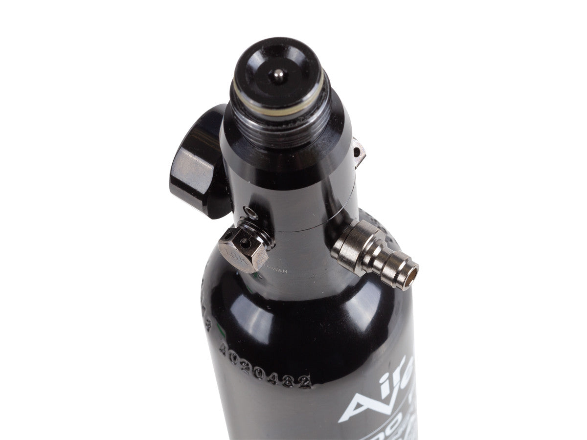 Air Venturi Tank With Stock & Adapter, 13 cu in, Aluminum, 3,000 psi, Black