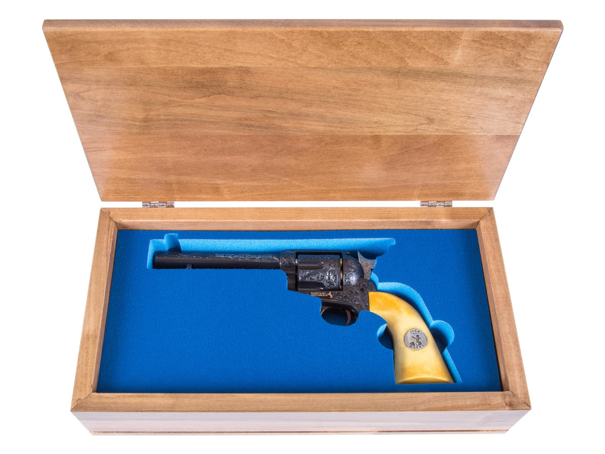 Western Justice John Wayne Signature Wood Case