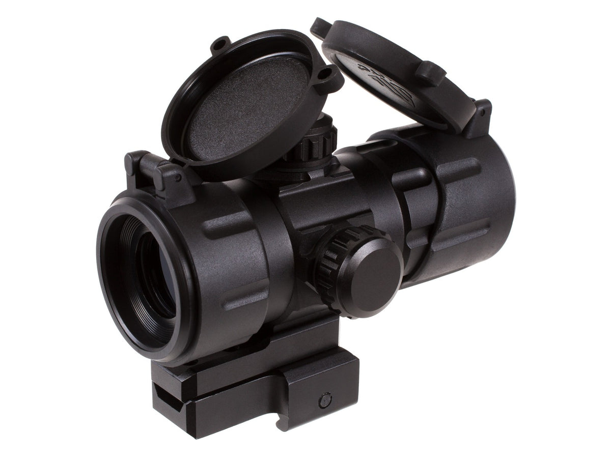 UTG 4.2" ITA Red/Green T-Dot Sight, 38mm Tube, Riser, Quick-Detach Mount