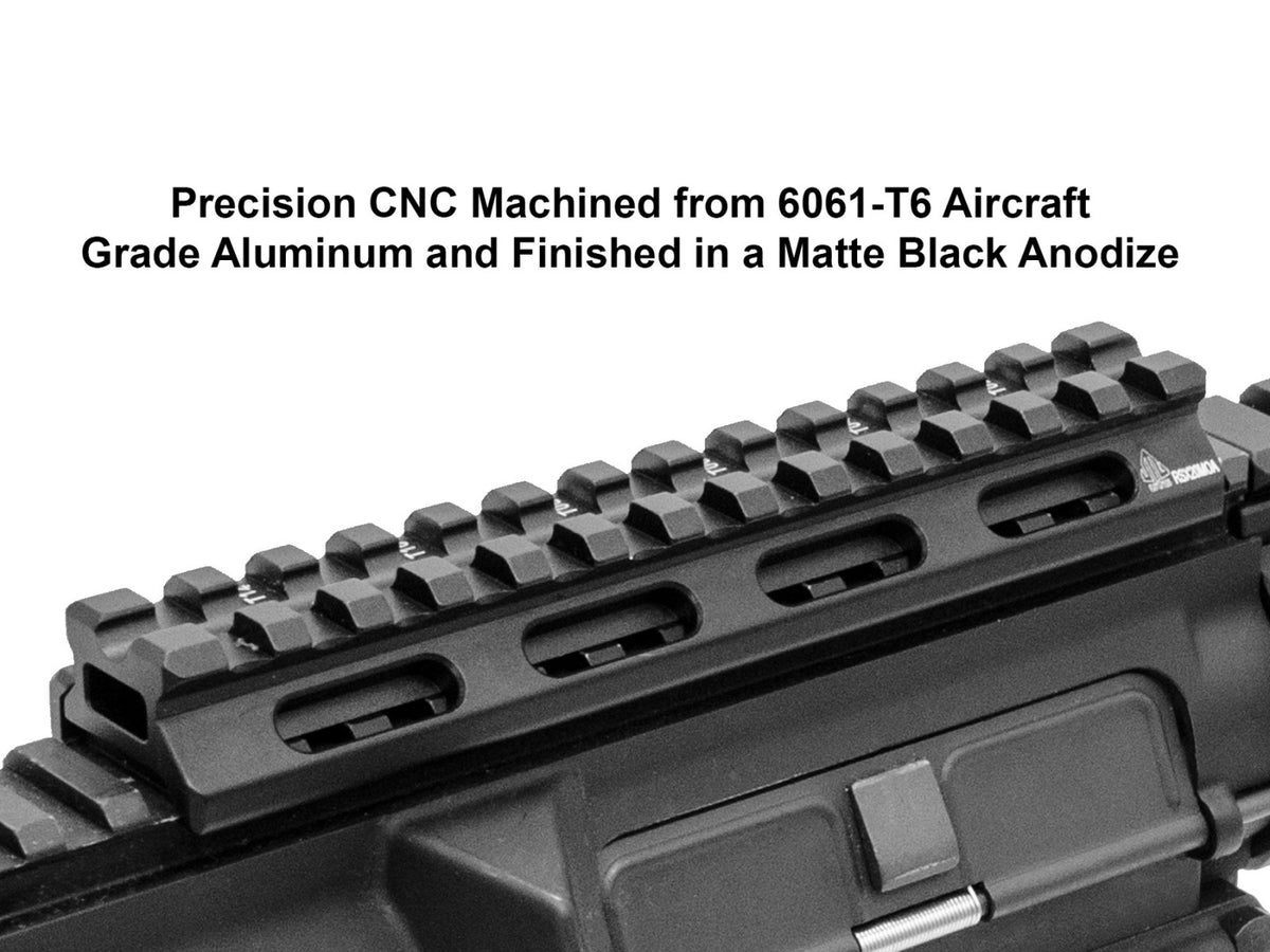 UTG Super Slim 20 MOA Elevated Picatinny Mount, 13 Slots, 0.55" High