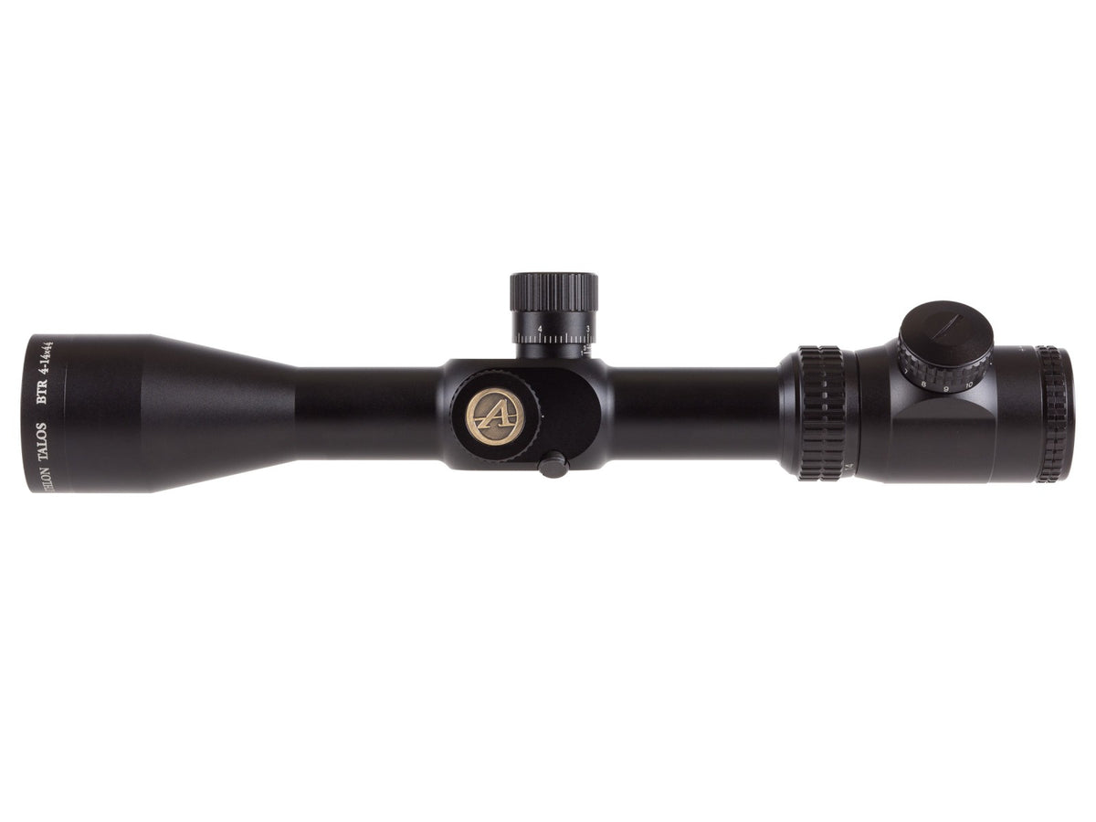 Athlon Optics 4-14x44 Talos BTR Tactical Rifle Scope, FFP Ill. Mil Reticle, 0.1 MIL, 30mm Tube