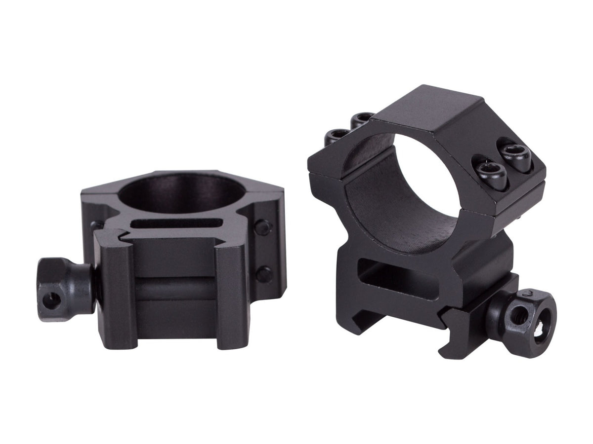 Leapers Premium 1" Rings, Medium, Weaver Mount, See-Thru