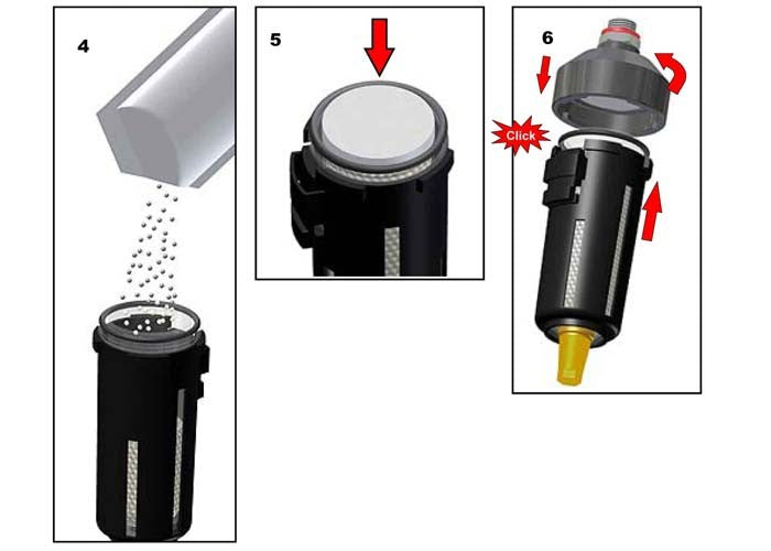 Air Venturi/Hill Hand Pump Dry-Pac Refill