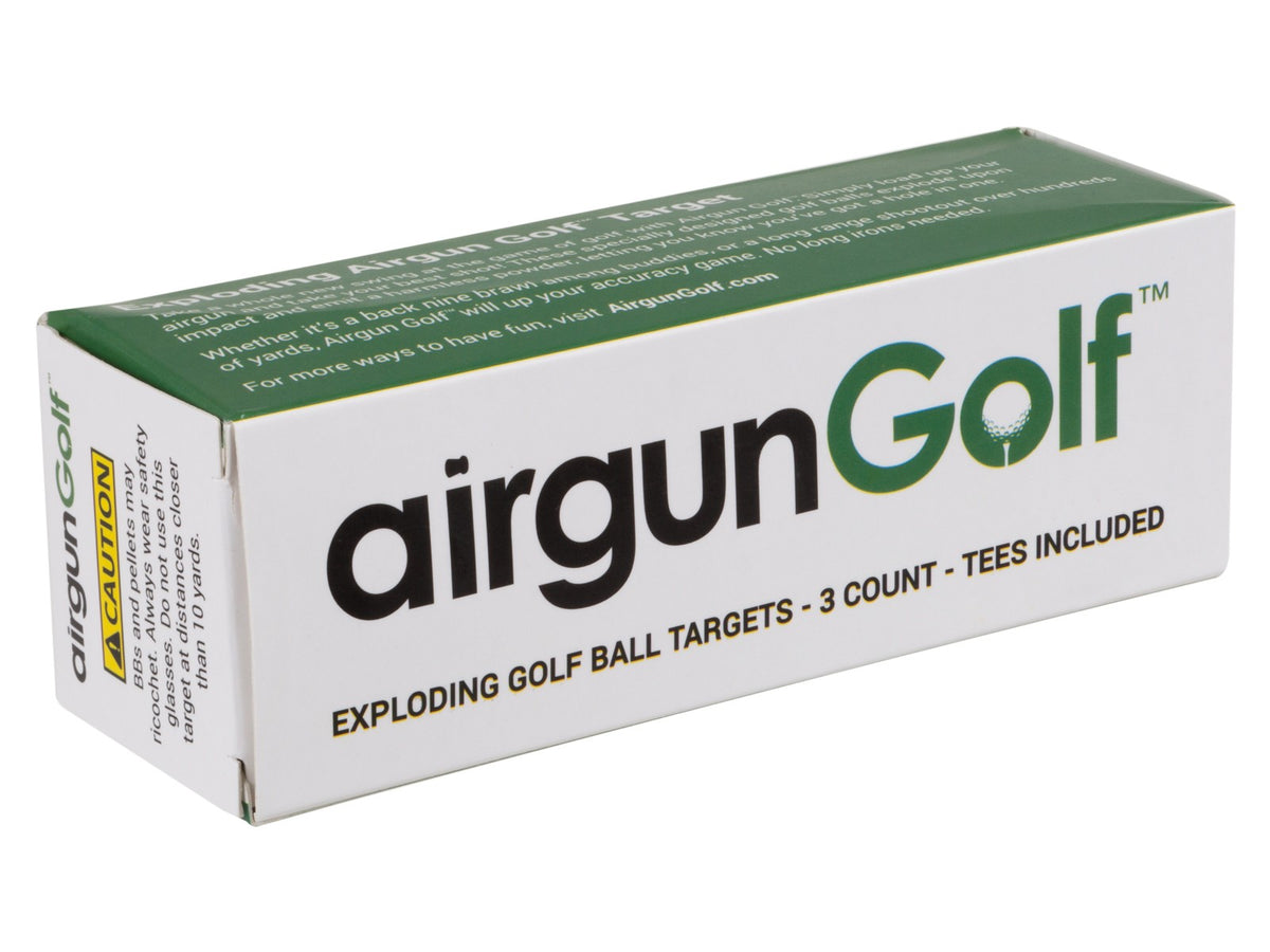 Airgun Golf Exploding Golf Ball, 3ct