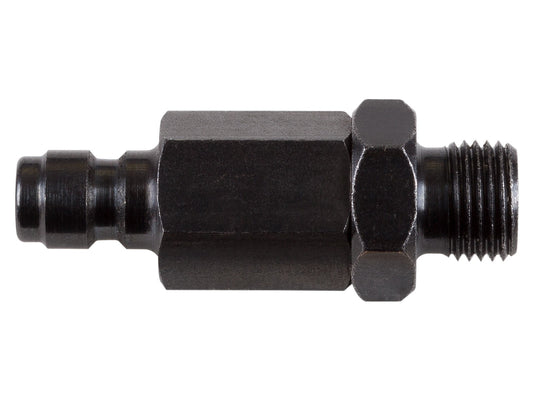 Air Venturi Male Quick-Disconnect, 1/8" BSPP Male Threads, Steel, Rated to 5000 PSI