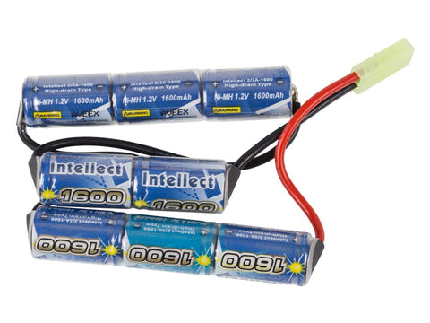 TSD 9.6v 1600 mAh Custom Scattered Type Battery, Mini Tamiya