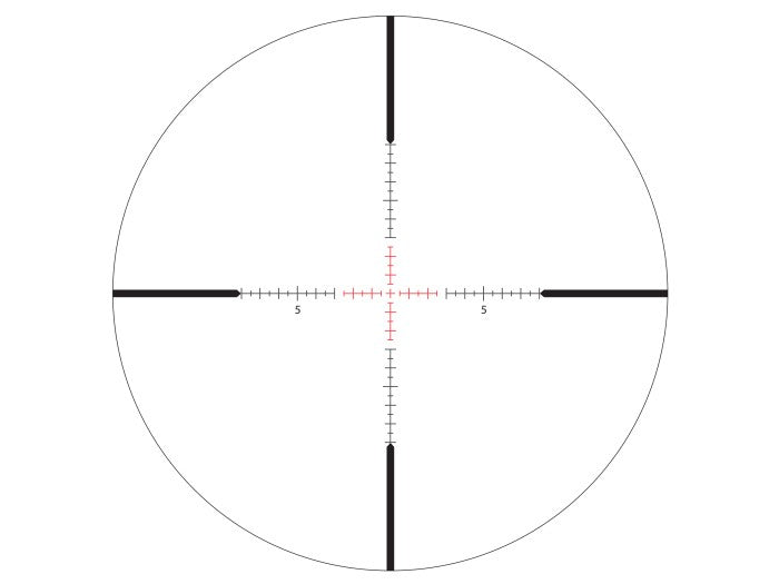 Athlon Optics 6-24x50 Talos, Ill. ATMR1 MIL Reticle, 0.1 MIL, 1" Tube