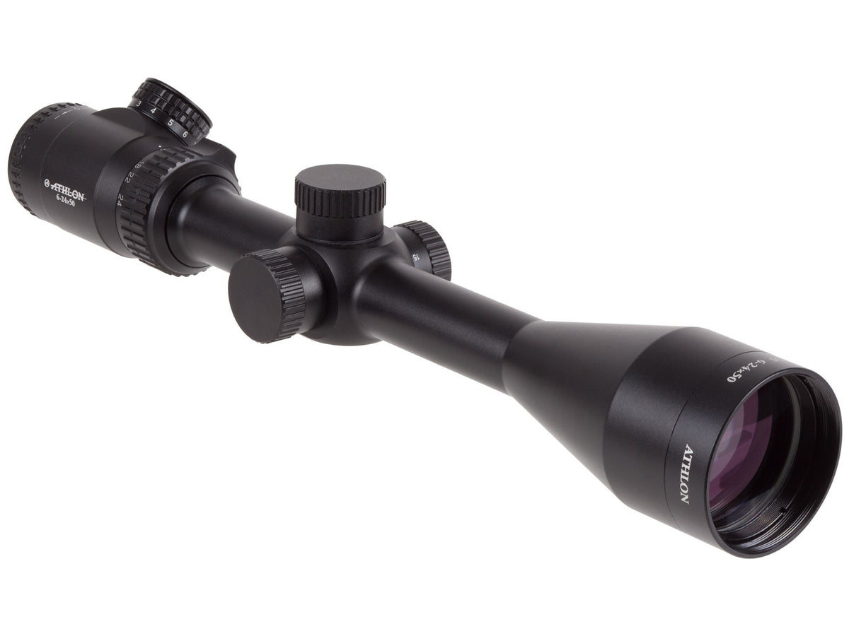 Athlon Optics 6-24x50 Talos, Ill. ATMR1 MIL Reticle, 0.1 MIL, 1" Tube