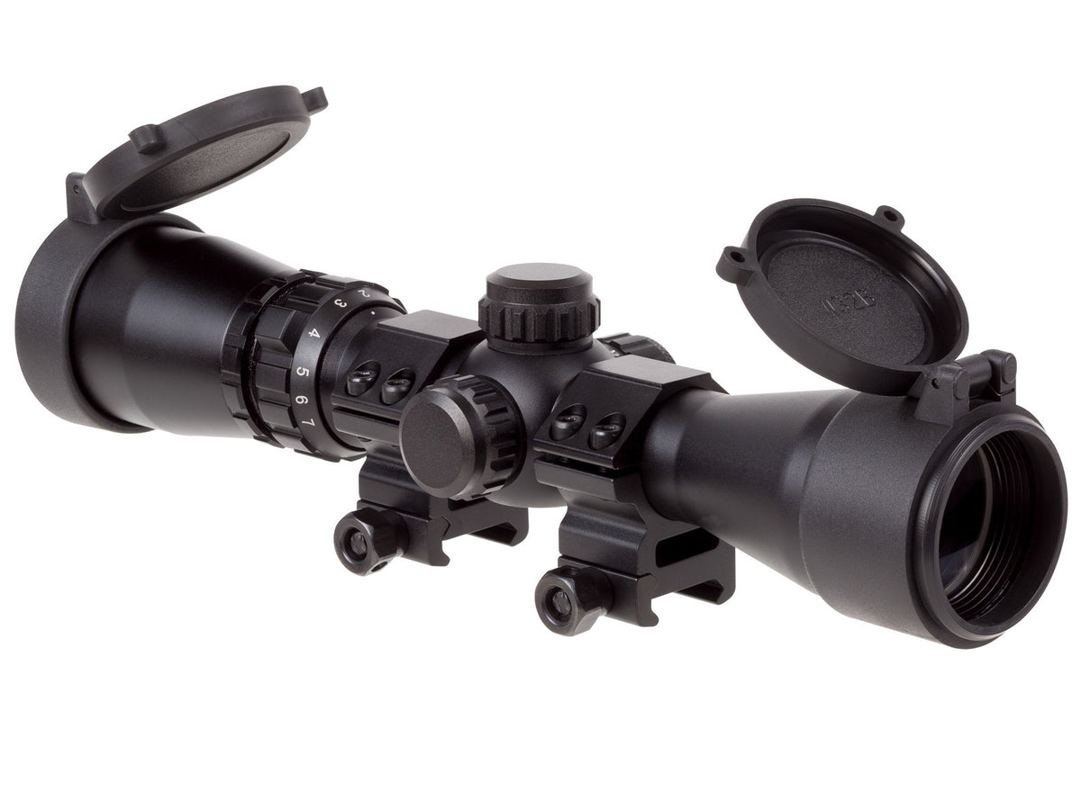 UTG 2-7x32 Handgun Scope, Ill. PDC Reticle, 1/4 MOA, 1" Tube