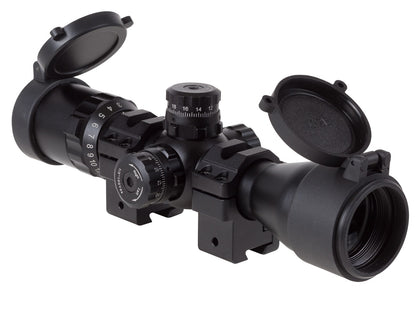 UTG BugBuster 3-12X32 Scope, 1/3 MOA AO, Mil-dot Reticle, Med. Dovetail Rings