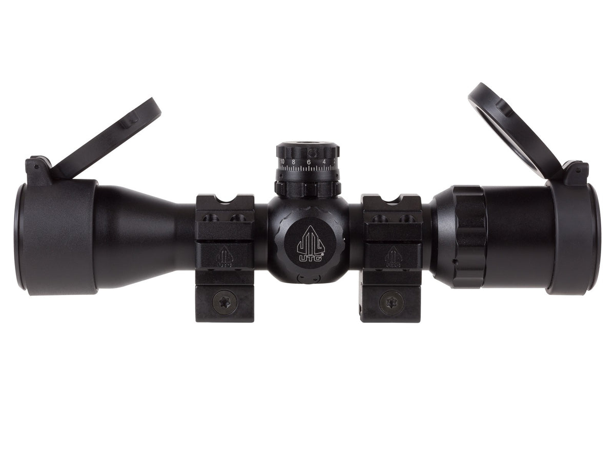 UTG BugBuster 3-12X32 Scope, 1/3 MOA AO, Mil-dot Reticle, Med. Dovetail Rings
