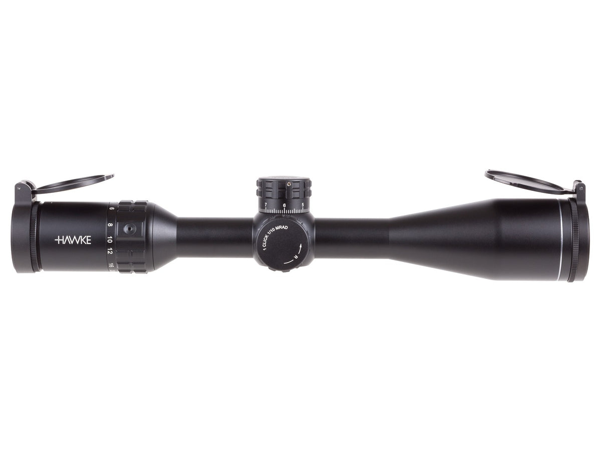 Hawke 4-20x44 AO Frontier IR Rifle Scope Mil Pro (20x) Reticle, 1/10 MRAD 1" Mono-tube