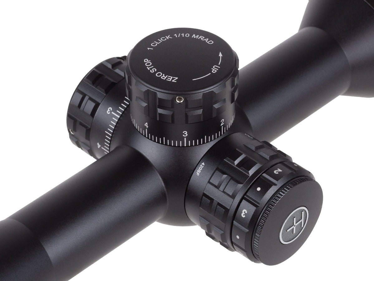 Hawke 4-20x44 AO Frontier IR Rifle Scope Mil Pro (20x) Reticle, 1/10 MRAD 1" Mono-tube