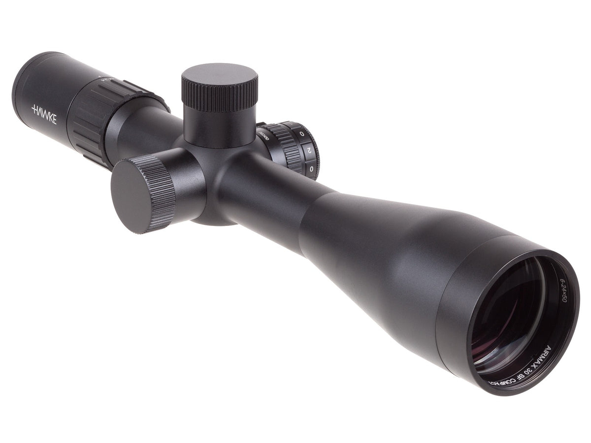 Hawke  6-24x50 Airmax 30 SF Compact IR, Ill., AMX IR, 1/10 MRAD, 30mm