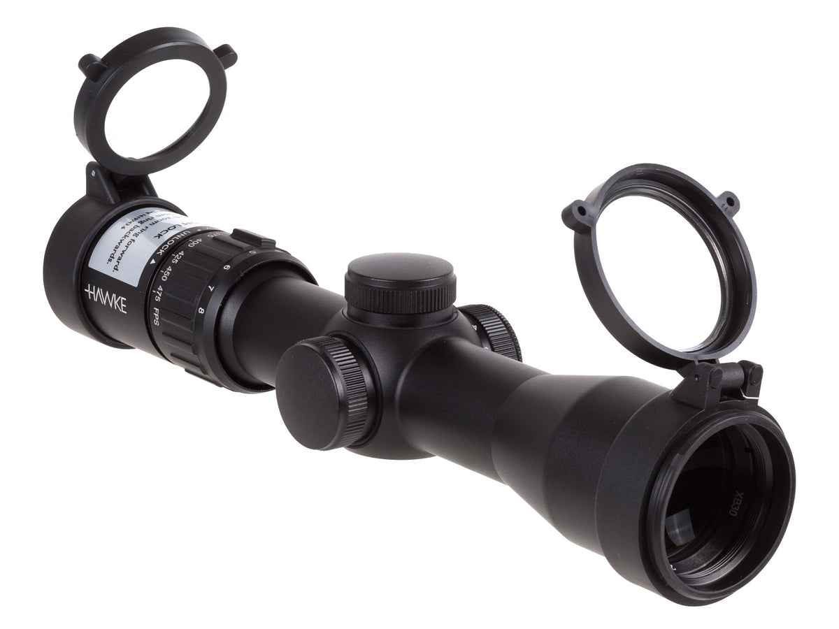 Hawke 2-8x36 XB 30 Compact, Illuminated SR Reticle Crossbow Scope, 1/2 MOA, 30mm