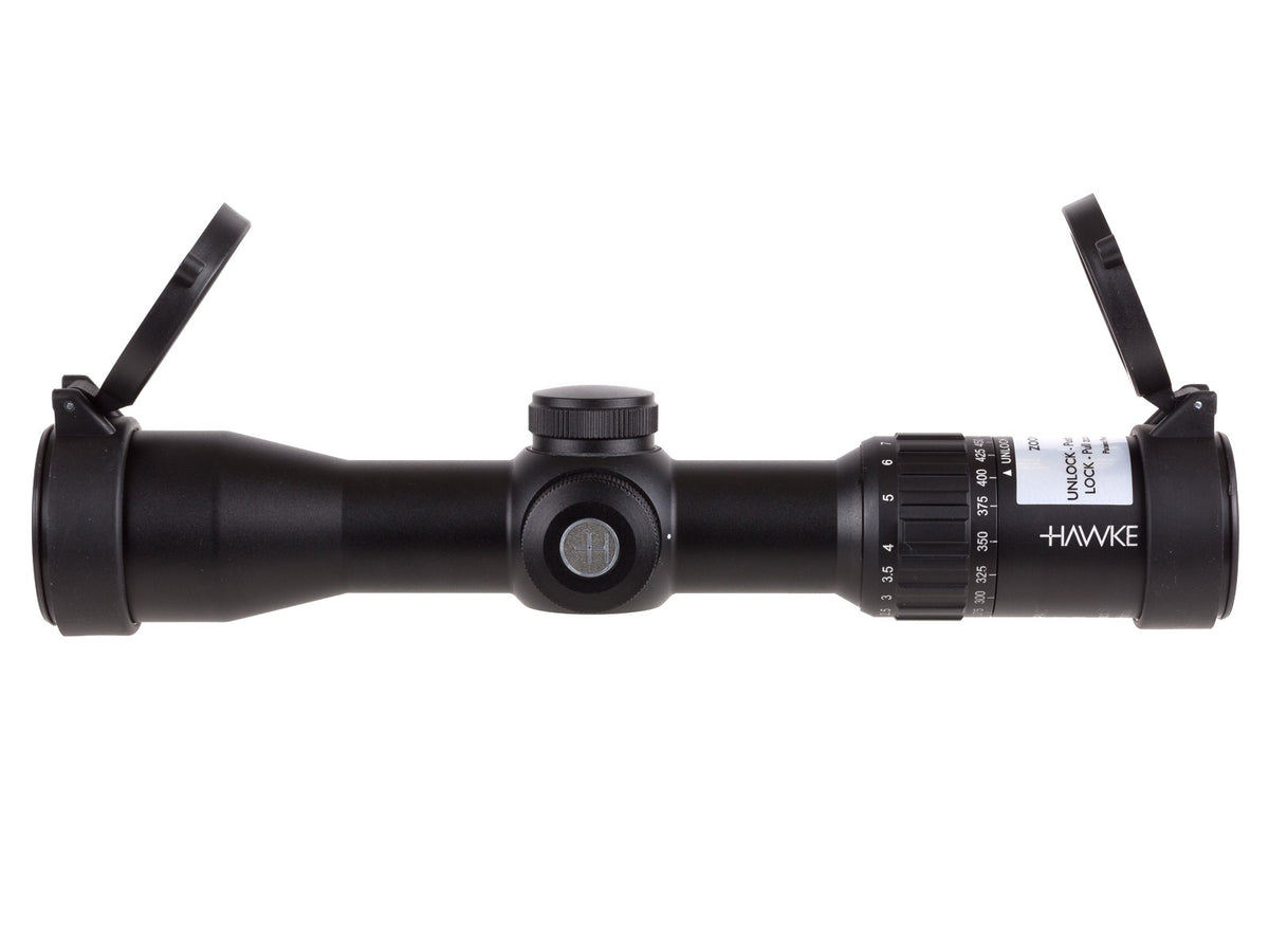 Hawke 2-8x36 XB 30 Compact, Illuminated SR Reticle Crossbow Scope, 1/2 MOA, 30mm
