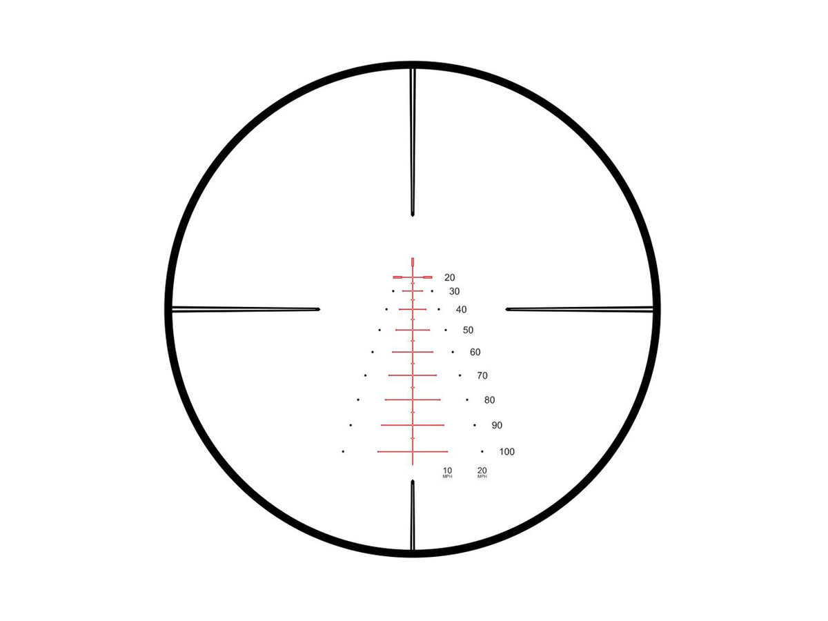 Hawke 2-8x36 XB 30 Compact, Illuminated SR Reticle Crossbow Scope, 1/2 MOA, 30mm