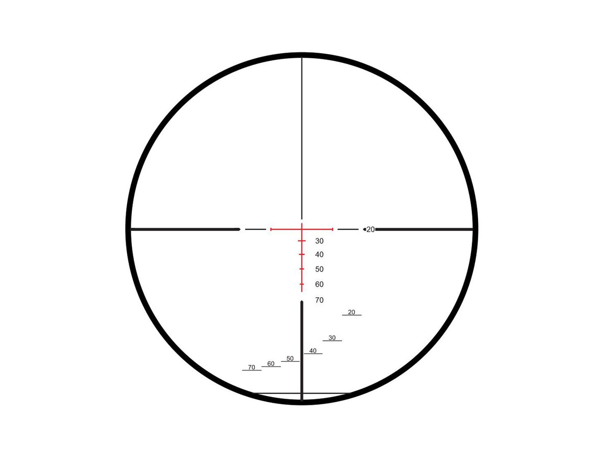 Hawke 3x32 XB Crossbow Scope, XB SR 340 FPS Reticle, 1/2 MOA, 1", Match Mounts