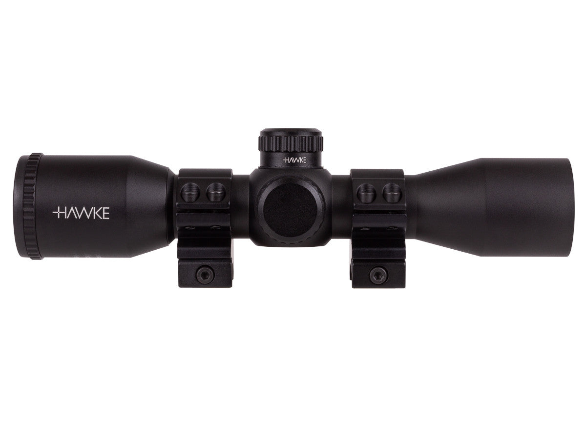 Hawke 3x32 XB Crossbow Scope, XB SR 340 FPS Reticle, 1/2 MOA, 1", Match Mounts