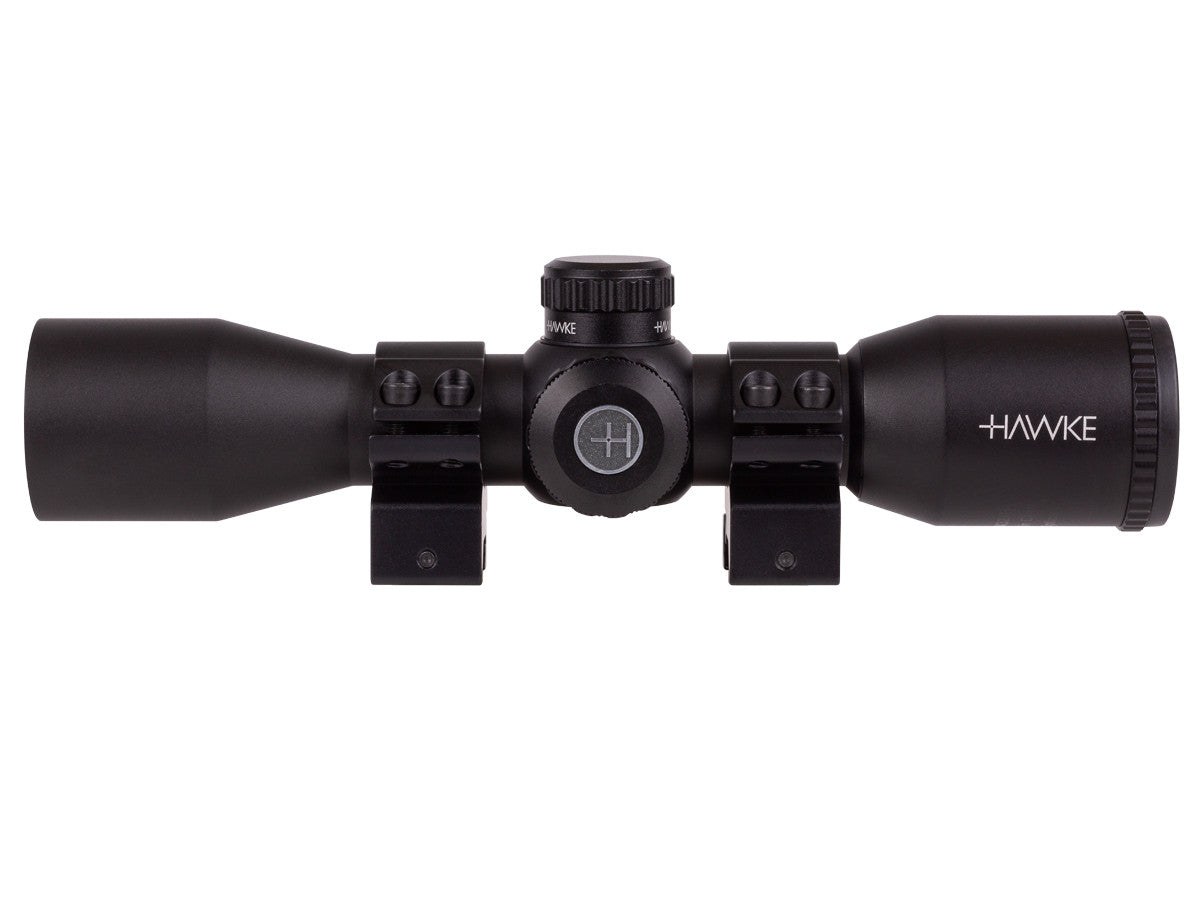 Hawke 3x32 XB Crossbow Scope, XB SR 340 FPS Reticle, 1/2 MOA, 1", Match Mounts