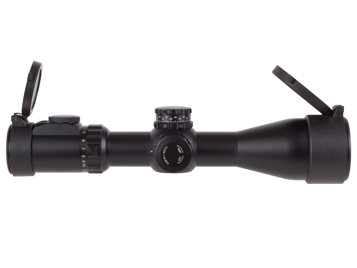 UTG 4-16x44 AO OP3 Compact Scope UMOA Reticle 1/4 MOA 30mm, MaxStrength Picatinny/Weaver Rings