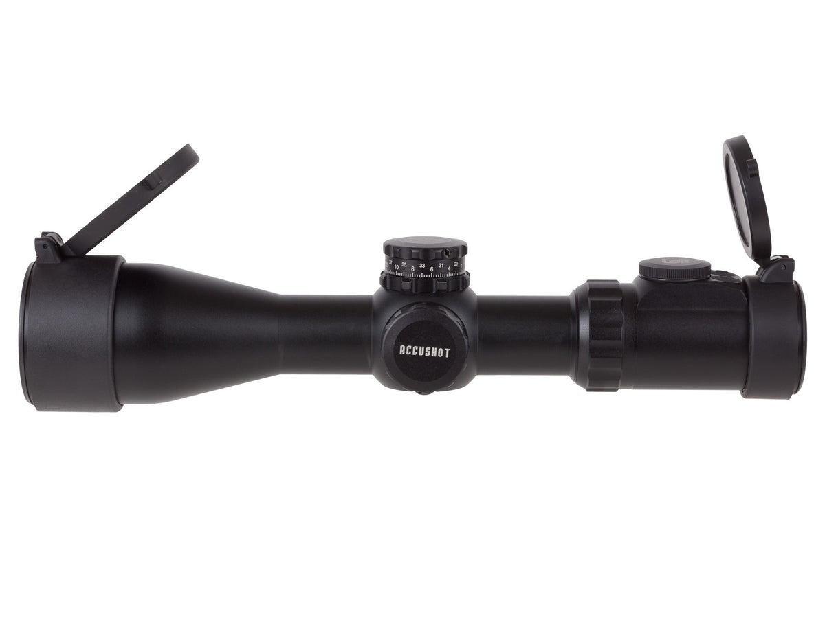 UTG 4-16x44 AO OP3 Compact Scope UMOA Reticle 1/4 MOA 30mm, MaxStrength Picatinny/Weaver Rings