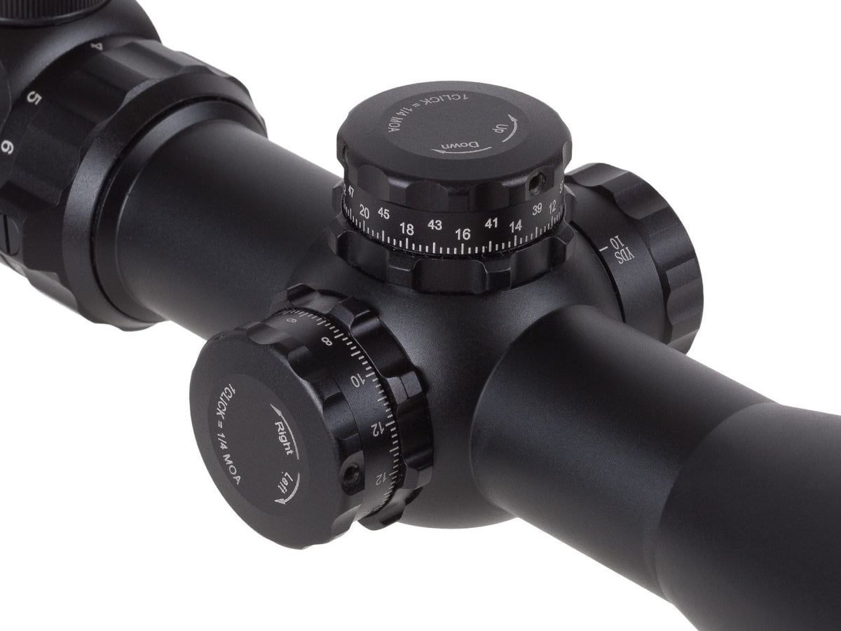 UTG 4-16x44 AO OP3 Compact Scope UMOA Reticle 1/4 MOA 30mm, MaxStrength Picatinny/Weaver Rings