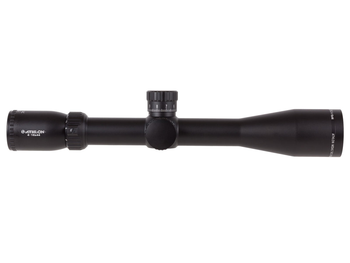 Athlon 4-16x44 AO Midas TAC Riflescope, APRS3 FFP MIL Reticle, 0.1 Mil, 30mm Tube