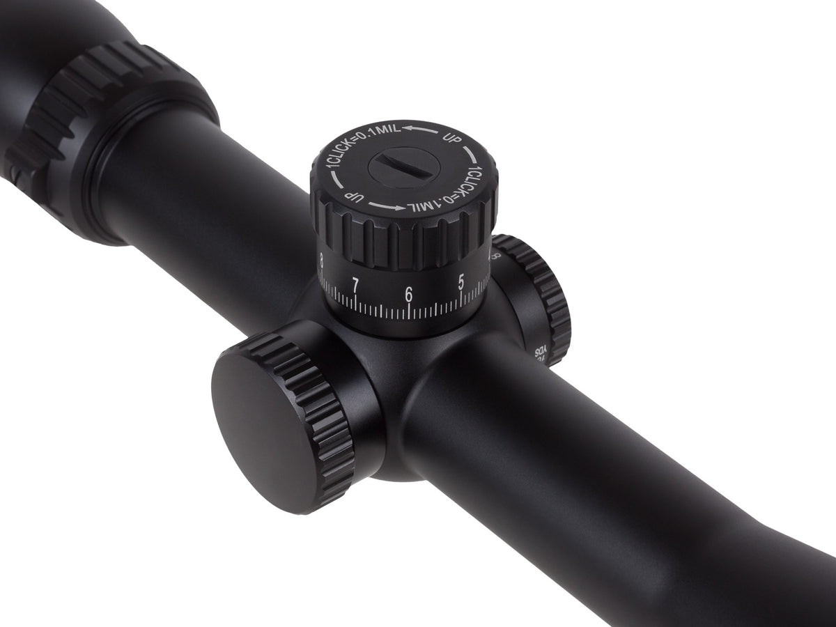 Athlon 4-16x44 AO Midas TAC Riflescope, APRS3 FFP MIL Reticle, 0.1 Mil, 30mm Tube