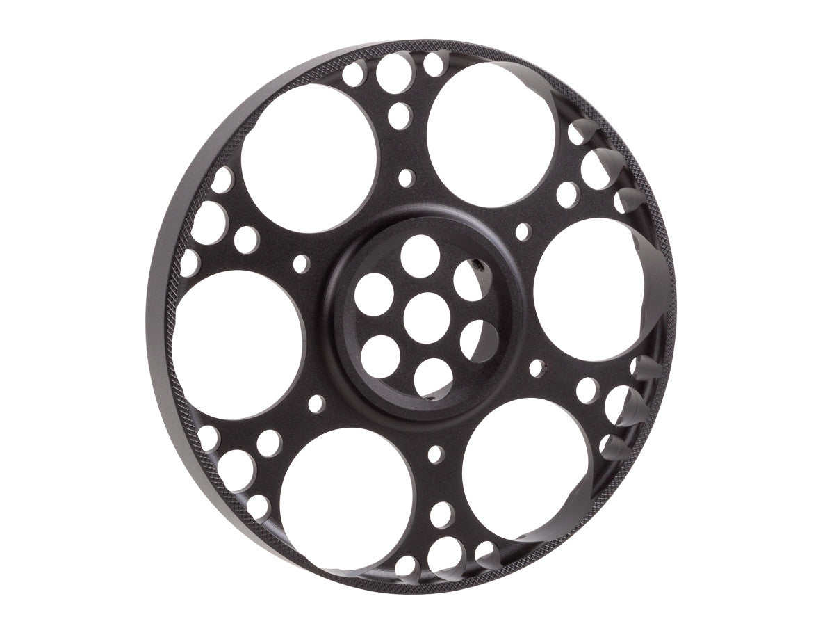 Falcon Optical Systems 125mm Aluminum Sidewheel, Fits T50 and X50 Riflescopes