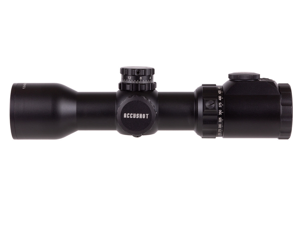 UTG OP3 1.5-6x36 AO SWAT Crossbow Scope, EZ-TAP, Ill. BDC Reticle, 30mm Tube, Picatinny/weaver rings