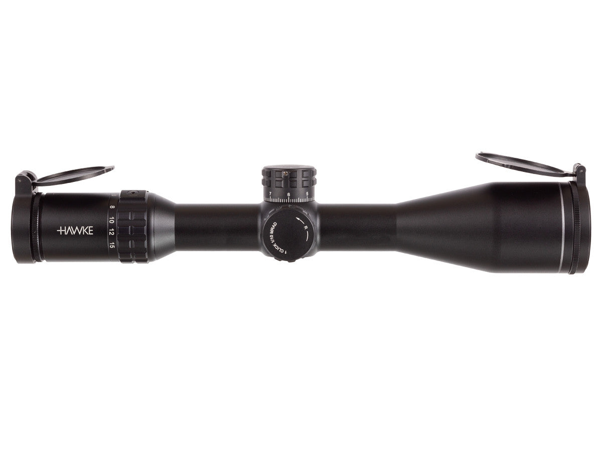 Hawke Frontier 30 3-15x50 FFP IR Rifle Scope, Mil Pro Reticle, 1/10 MRAD, 30mm Tube