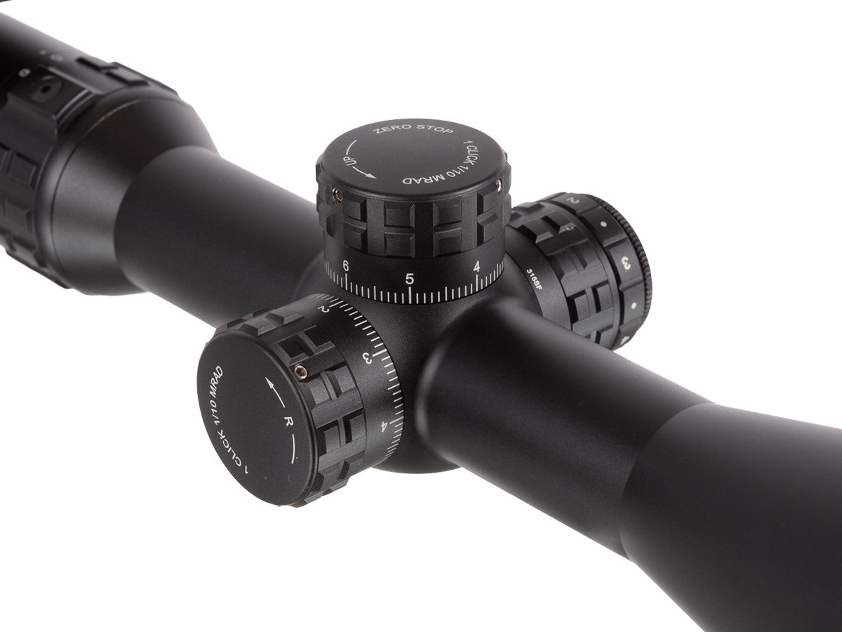 Hawke Frontier 30 3-15x50 FFP IR Rifle Scope, Mil Pro Reticle, 1/10 MRAD, 30mm Tube