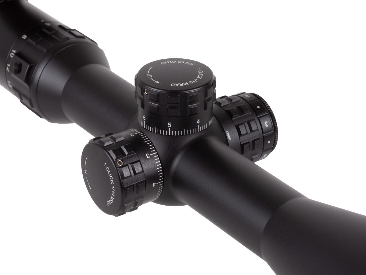 Hawke Frontier 30 5-25x50 FFP IR Rifle Scope, Mil Pro Reticle, 1/10 MRAD, 30mm Tube